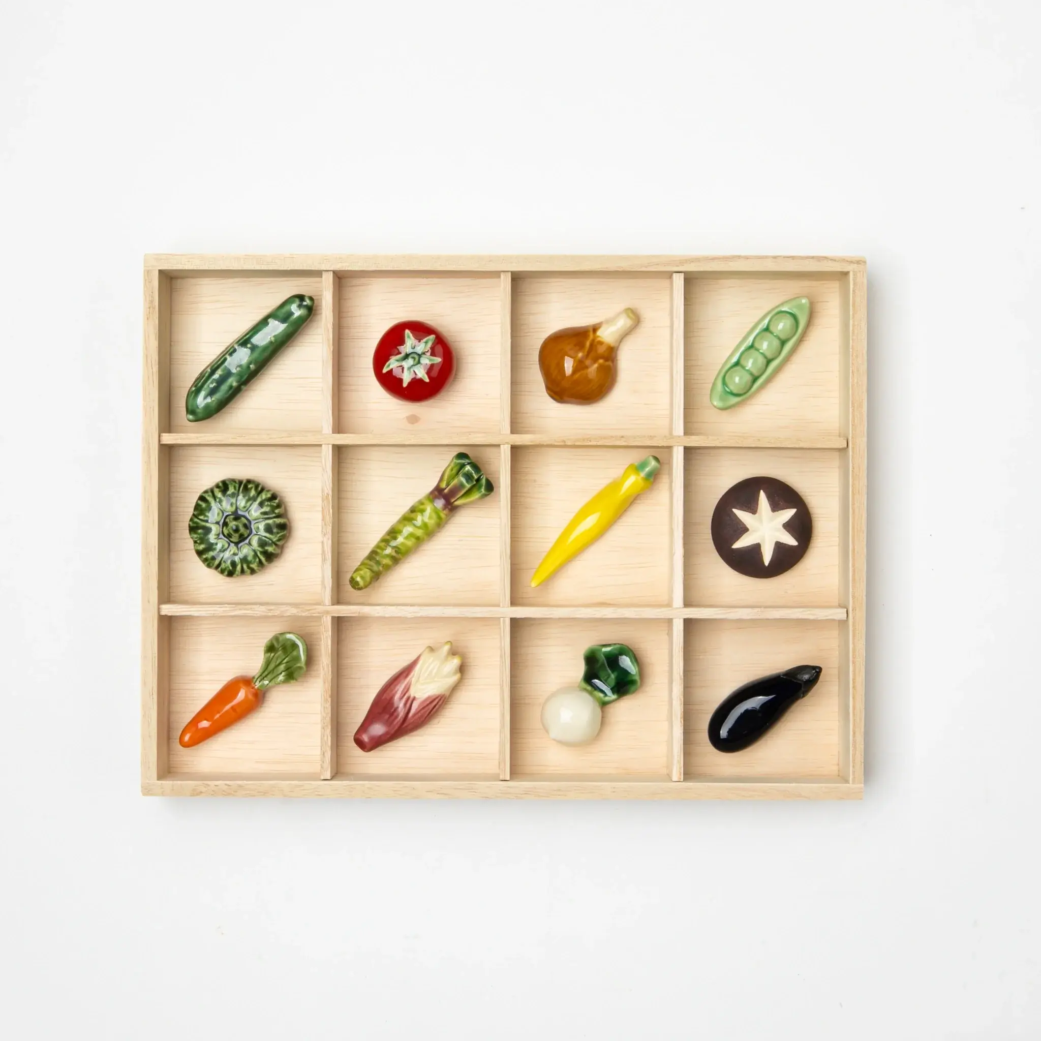 Mino Ware Vegetable Chopstick Rests